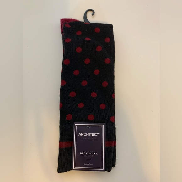 SOCKS 4 PAIRS BRAND NEW Mens Architect DRESS SOCKS Shoe Size 6-12 NWT MAKE OFFER - Picture 8 of 8